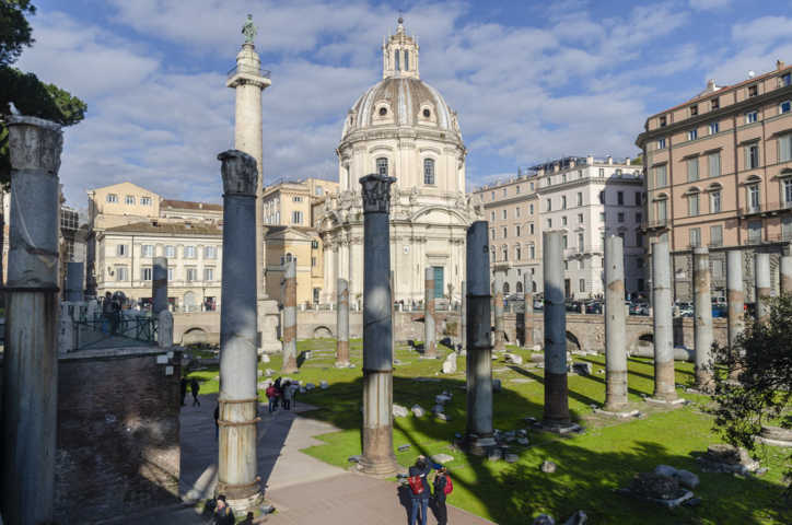 117 - Italia - Roma - Foros Imperiales - Foro y Columna de Trajano